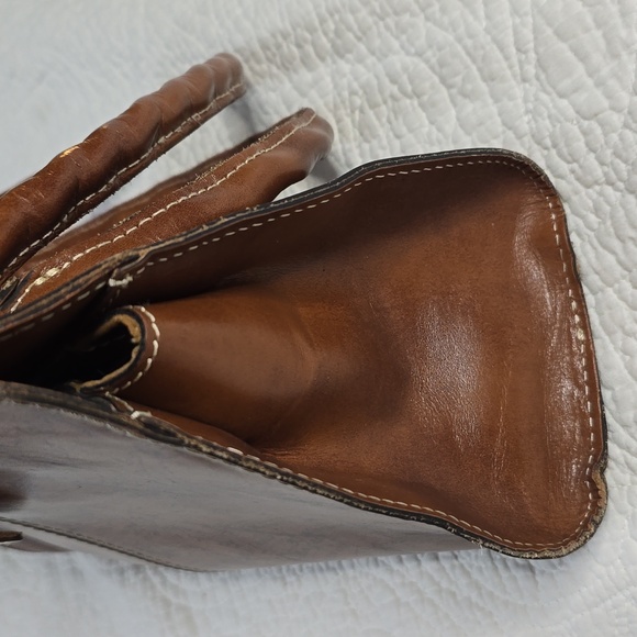 Luxury Boutique Description — Patricia Nash Map-Print Leather Shoulder Bag - Picture 5 of 10